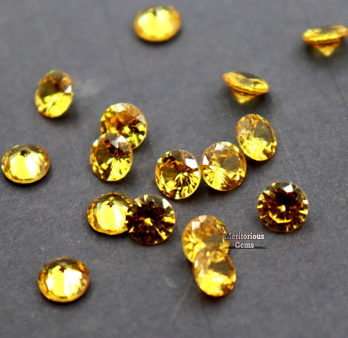 Yellow sapphire 12 pcs - 6,