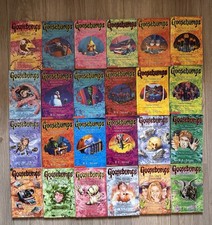 18 Goosebumps R.L.Stine 1990s Book Bundle Collection Vintage set of books
