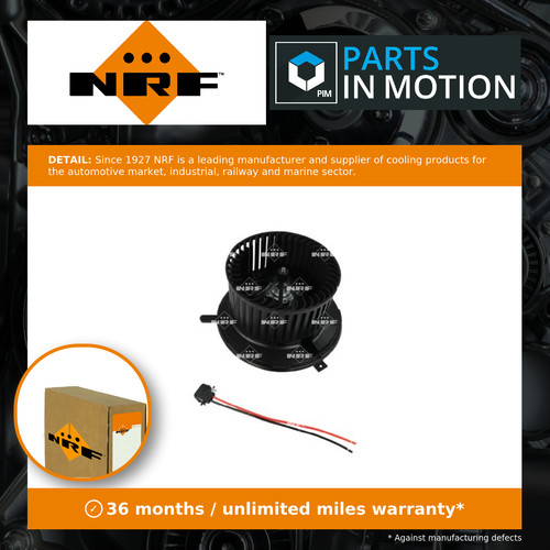 Interior blower motor - motor, fits