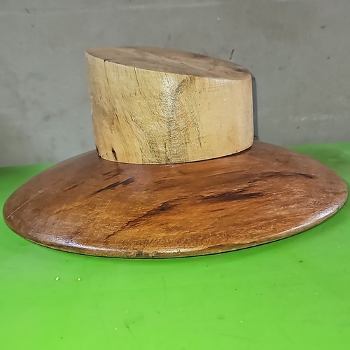Wooden hat block millinery - ,