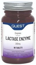 Quest Lactase - Lactose Digesting Enzyme - 90 x 200mg Tablets