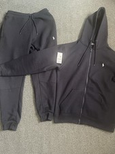 Ralph Lauren Polo Navy Blue Full Hoodie Tracksuit Size M