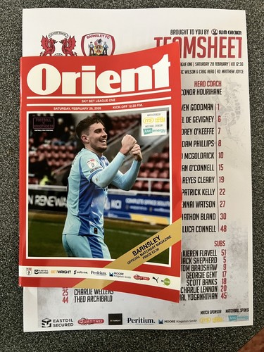 Leyton orient barnsley - orient,
