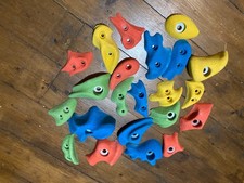 22 climbing holds, unused