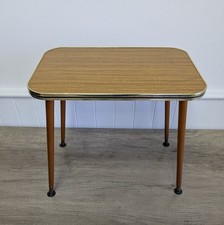 Vintage / Retro Formica Coffee/ Side  Table  With Removable Dansette Legs
