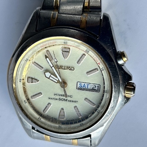 Seiko kinetic mens watch - seiko,