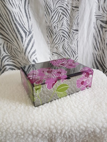 Mirror glass jewellery box - mirror,