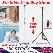 Portable IV Pole Drip Bag