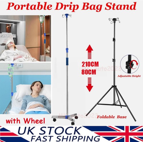 Portable pole drip - drip, bag