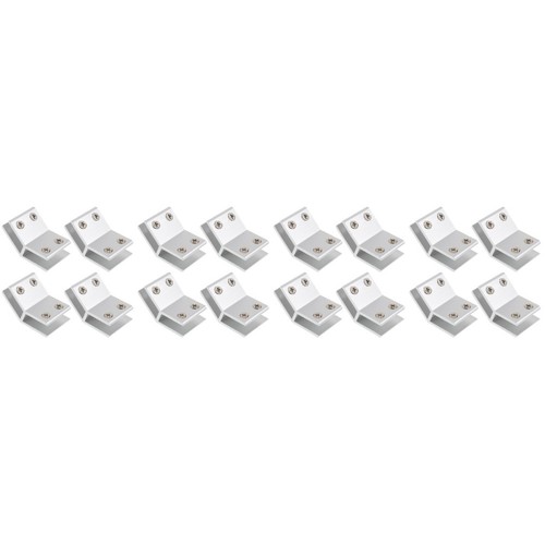 Sets glass shelf clamps - 4,