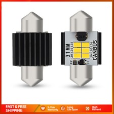 2x 31MM LED Interior Dome Trunk Light Bulb DE3175 DE3021 CANBUS Error Free D