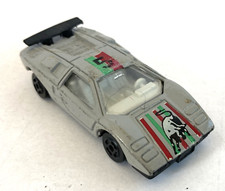 Lamborghini Countach 1:64 scale die cast toy car unbranded grey