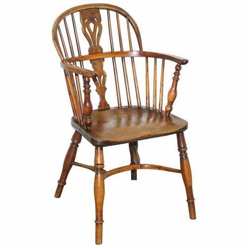 Burr yew wood windsor - 1,