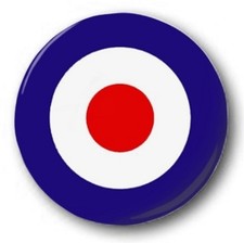 MOD TARGET SYMBOL - 1 inch / 25mm Button Badge - Weller Jam Who Northern Soul