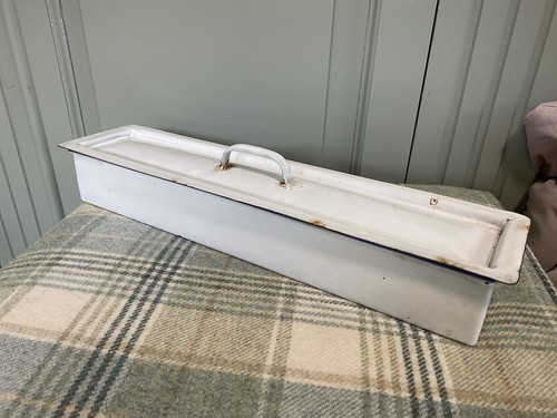 Vintage white enamel medical - white,