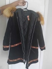Real Fur (Red Fox?) Coat for