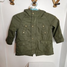 Zara Baby Boy  Army Green Faux