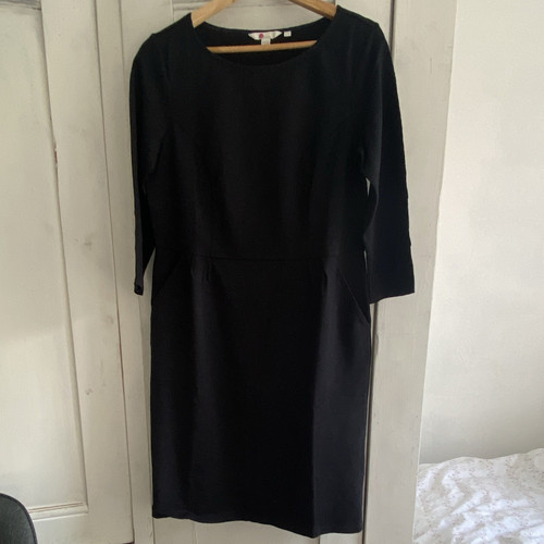 Boden black shift dress - boden,