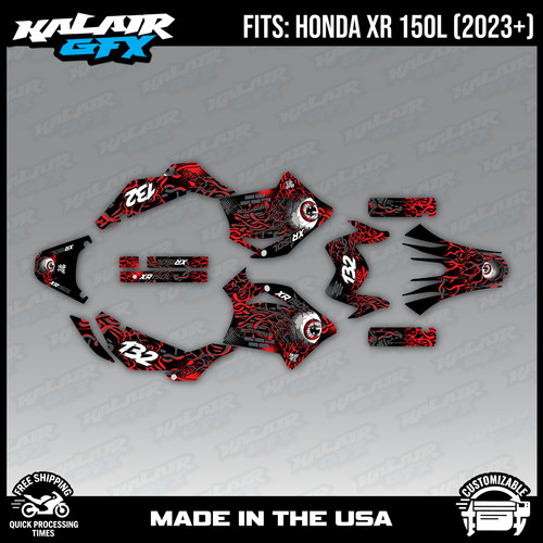 Graphics kit for honda - graphics,