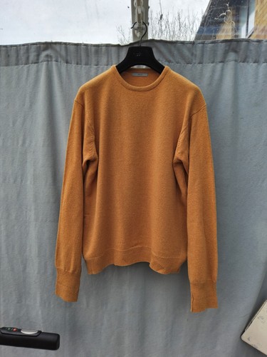 Orange pure wool jumper - pure,