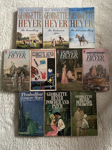 Georgette heyer books 10 - books, x