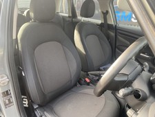 MINI F55 ONE COOPER S D 14-24 BLACK CLOTH FRONT & REAR SEATS + DOOR CARDS 