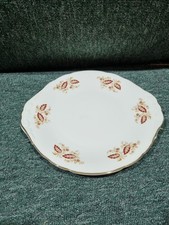 Vintage Royal Osborne Bone China  Plate floral Design