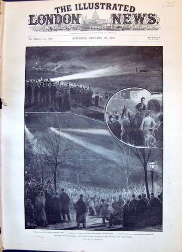 Old 1898 defence london night - old,