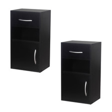 Set Of 2 Wooden Bedroom