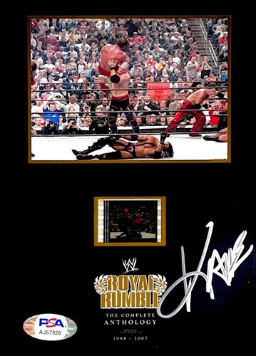 Wwe kane hand signed royal - wwe,