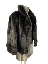 MARNO MINK Faux Fur Shawl Cape