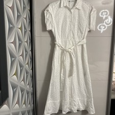 Zara White Broderie Anglaise