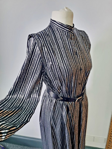 Dixie striped metallic dress - dixie,
