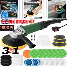 Powerful Electric Car Polisher Sander Buffer Polishing Machine Kit Variabl Speed
