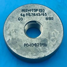 M12 x 1.75 Go Screw Thread