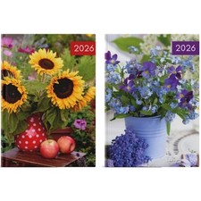 A5 Week To View Floral