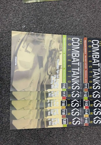 Deagostini combat tanks books - deagostini,