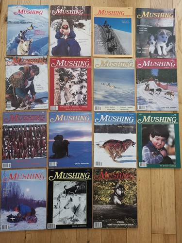 Mushing sled dog - us, magazine