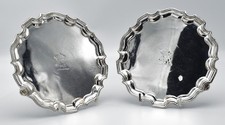 Pair of Antique Silver Plated