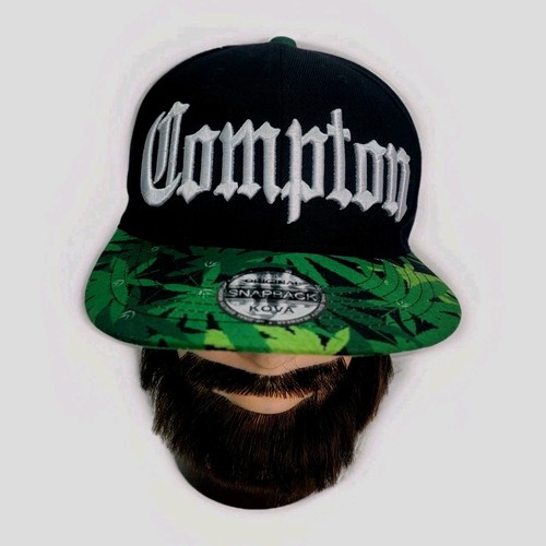 Compton hat cap snap - cap, back