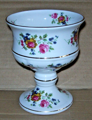 Vintage english bone floral - bone,