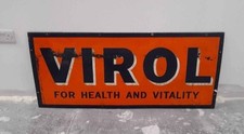 Antique Virol Enamel Sign