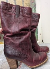 Timberland Earthkeeper ladies purple leather waterproof boots UK 5.5 - CG Y01