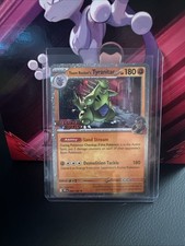 Team Rocket's Tyranitar 096/182 Destined Rivals Stamped Pre Release Pokemon Card