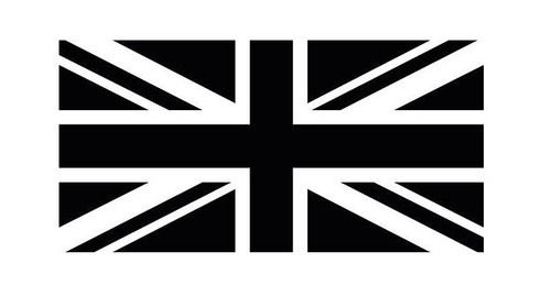 Small union jack flag vinyl - small,