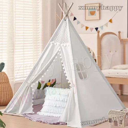 160cm large canvas kids - canvas, teepee