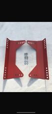 bucket seat mounting brackets,to Fit OMP,CORBEAU,sparco,cobra, (1 Pair) RED