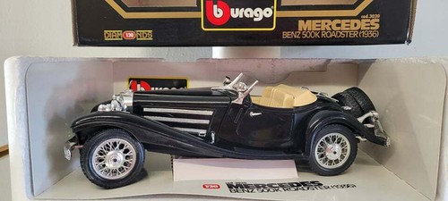 Bburago 1936 black mercedes - bburago,