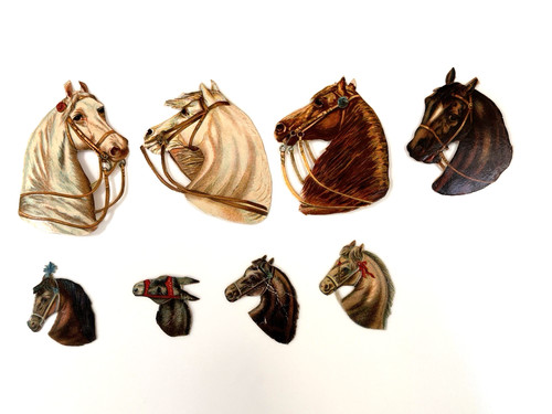 Victorian die cut scraps - cut,