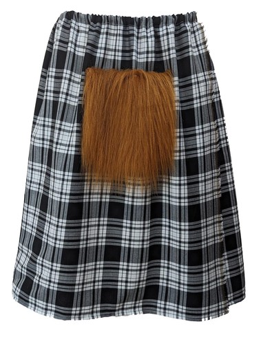 Adults tartan kilt with - adults,